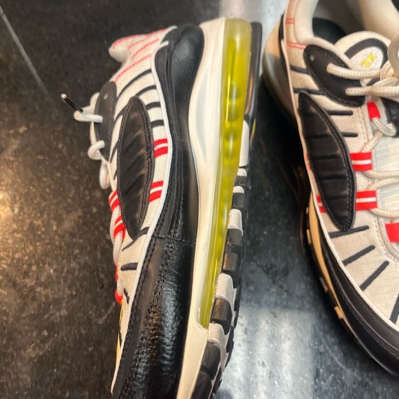 Sz 8 fair condition AIR MAX 98 \'CHROME YELLOW\'